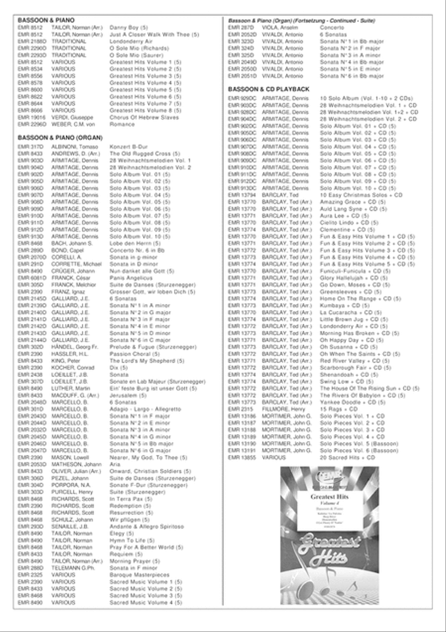 Ave Maria Bassoon Solo scores gallery preview page 6