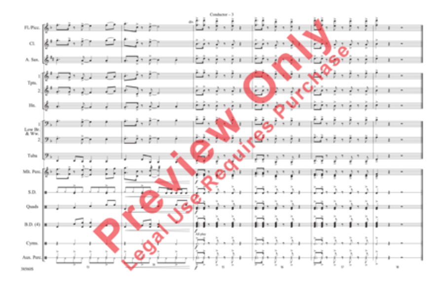 Shorties #18 Marching Band scores gallery preview page 17