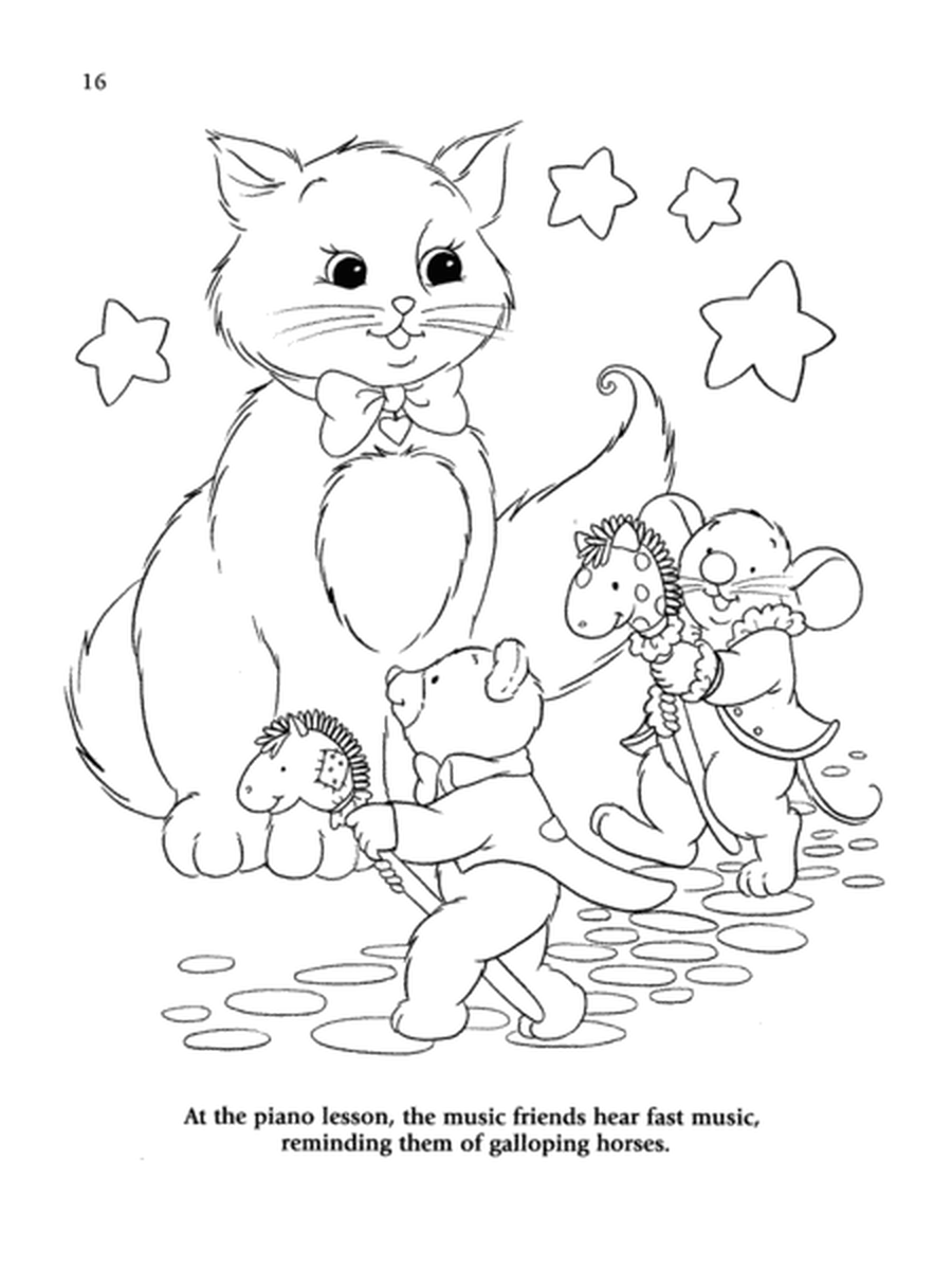 Music for Little Mozarts Coloring Book, Book 2