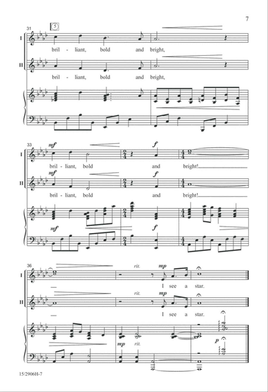 I See a Star I See a Star 2-Part scores gallery preview page 8