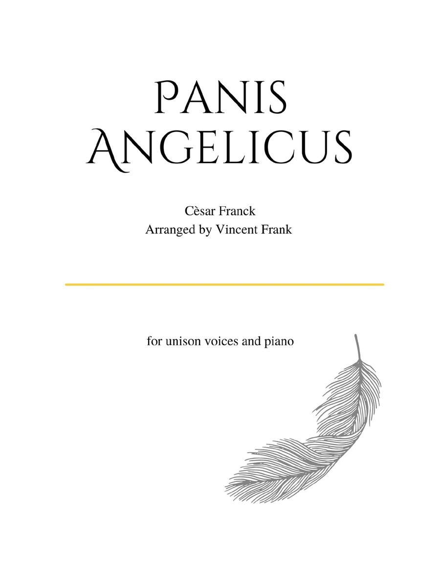 Panis Angelicus Unison Choir scores gallery preview page 1