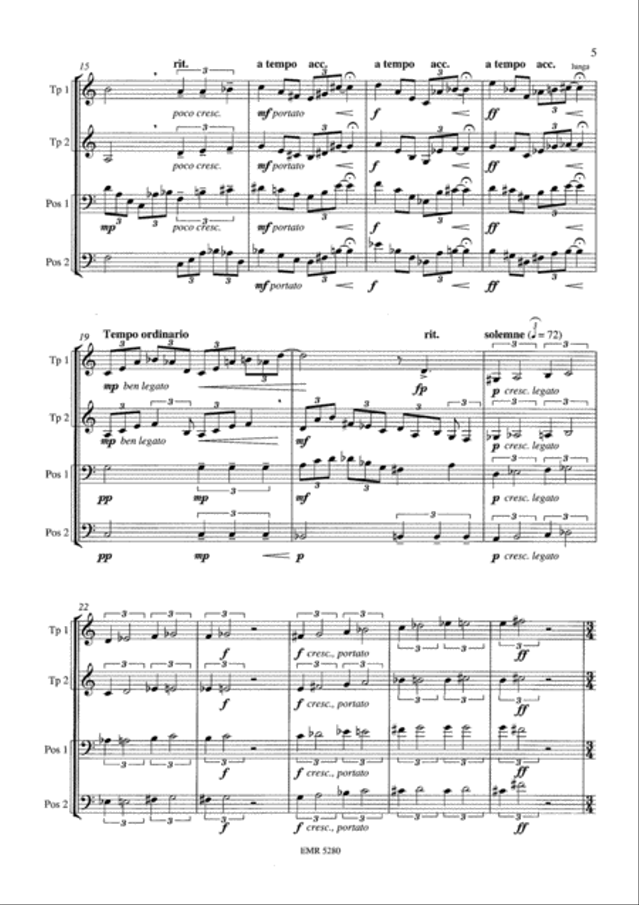 Diptychon Brass Ensemble scores gallery preview page 5