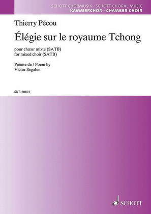 Book cover for Elegie Sur Le Royaume Tchong