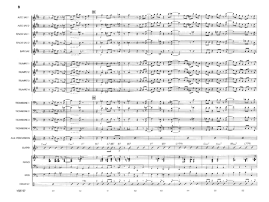 Jingle Bells Jazz Ensemble scores gallery preview page 8