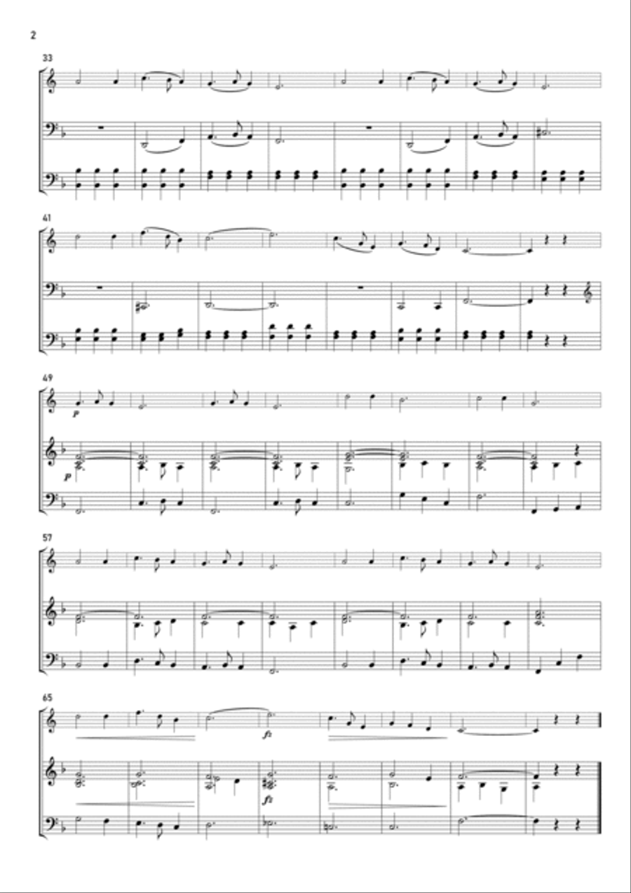 Silent Night Horn scores gallery preview page 2