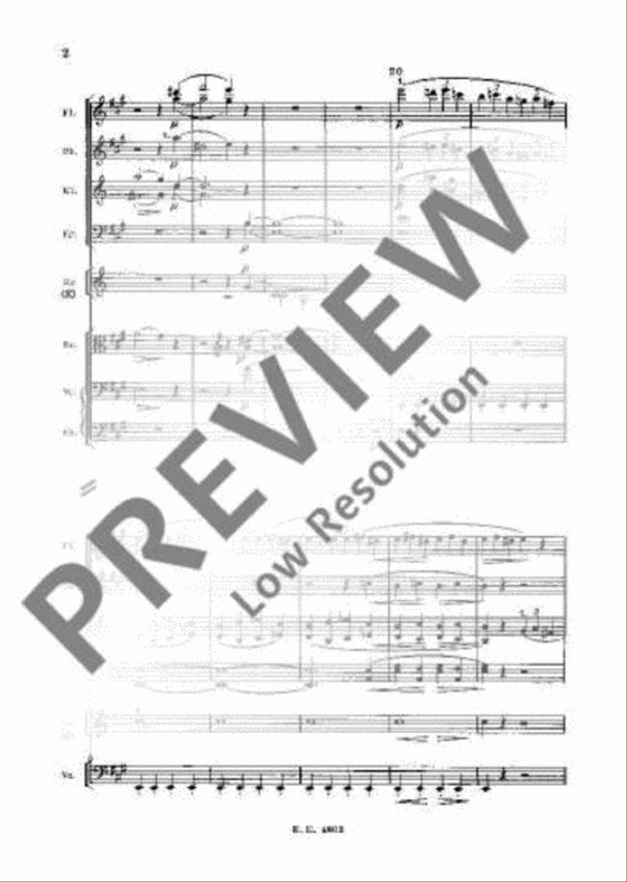 Serenade for Orchestra A major Orchestra scores gallery preview page 11