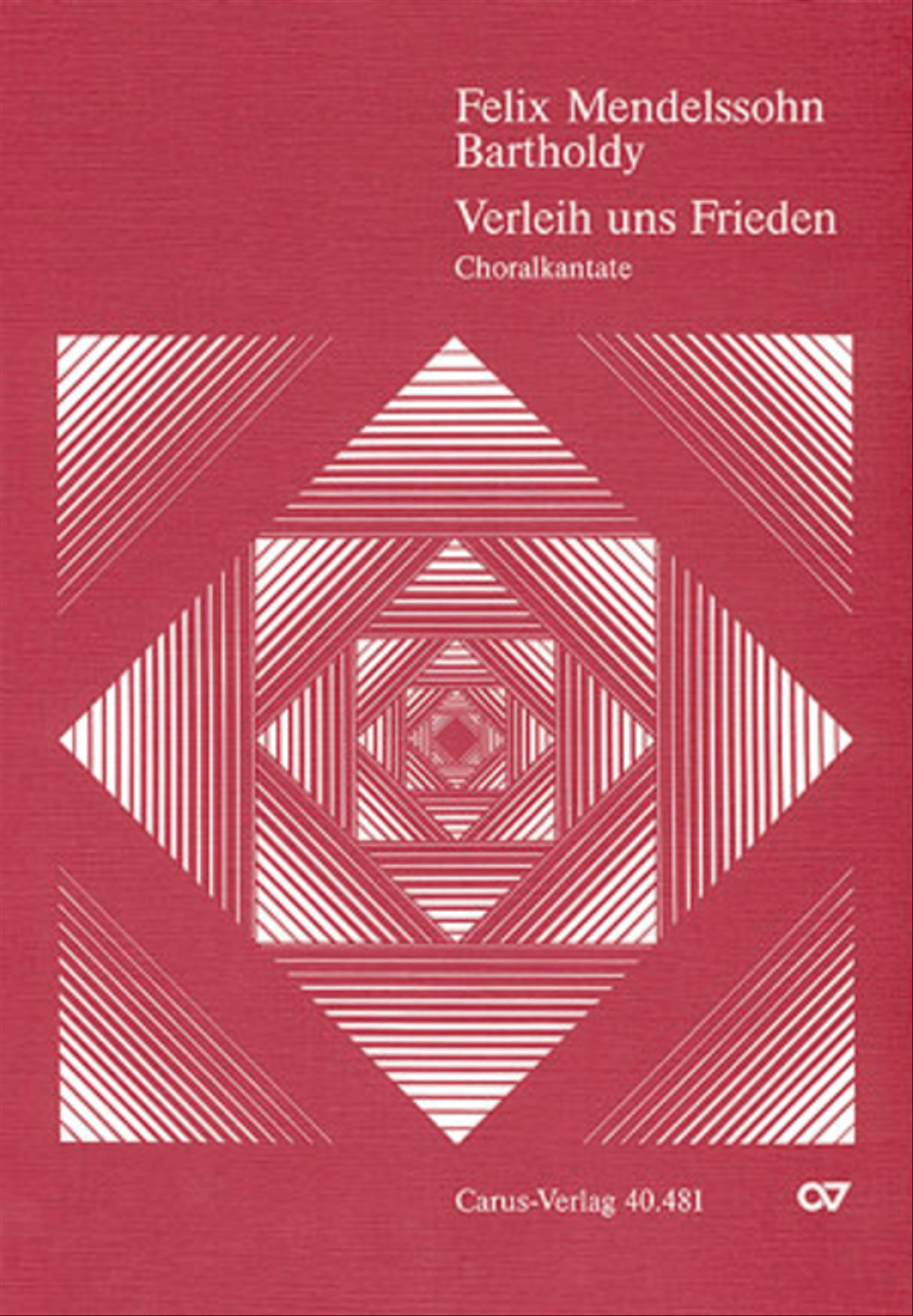 In thy mercy grant us peace (Verleih uns Frieden gnadiglich) Part scores gallery preview page 1