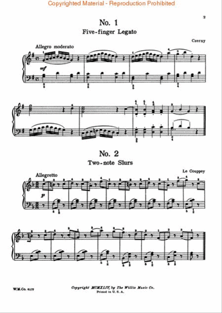 Fifty Second-Grade Studies Piano Method scores gallery preview page 2