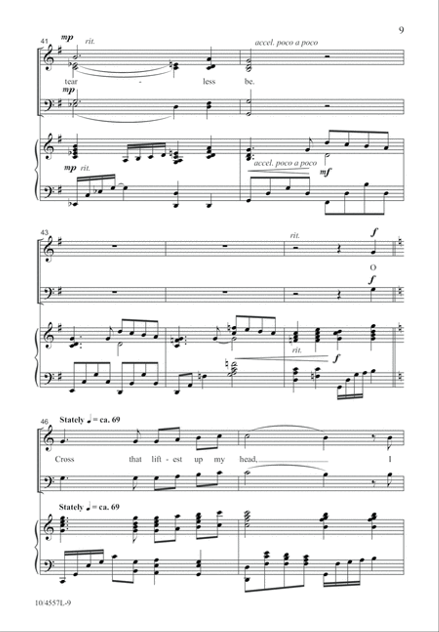 O Love That Will Not Let Me Go 4-Part scores gallery preview page 10