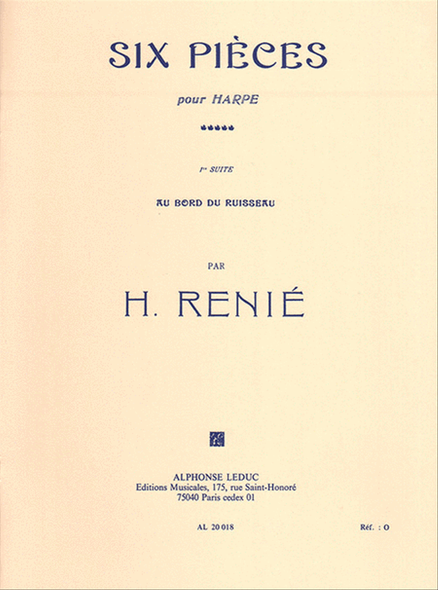 Au Bord du Ruisseau Harp scores gallery preview page 1