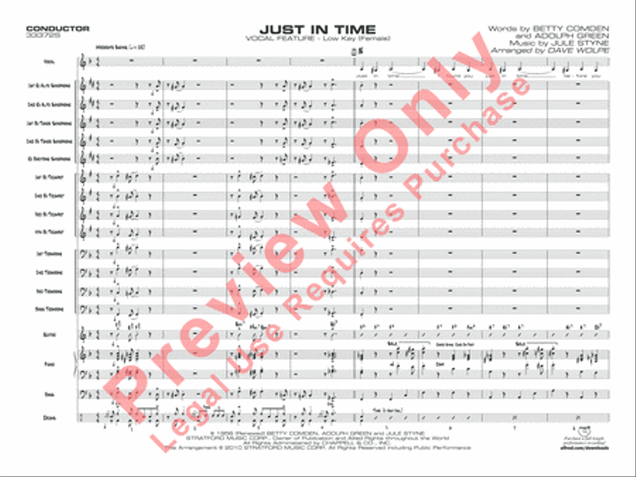 Just in Time Jazz Ensemble scores gallery preview page 4