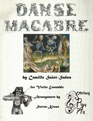 Danse Macabre for Mixed-Level Violin Ensemble
