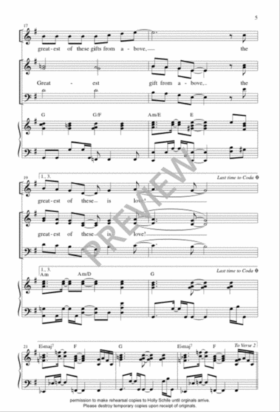 Faith, Hope, and Love 3-Part scores gallery preview page 5
