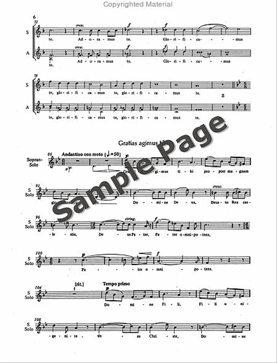 Mass in D Minor Mass in D Minor SSA scores gallery preview page 7