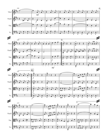 The Blue Danube (for String Quartet) image number null