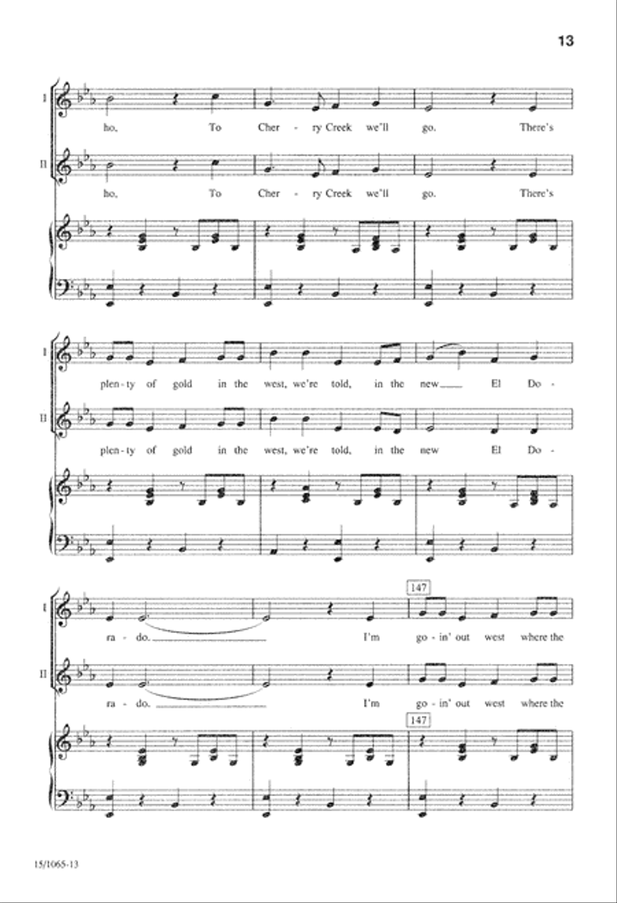 Americans West 2-Part scores gallery preview page 13