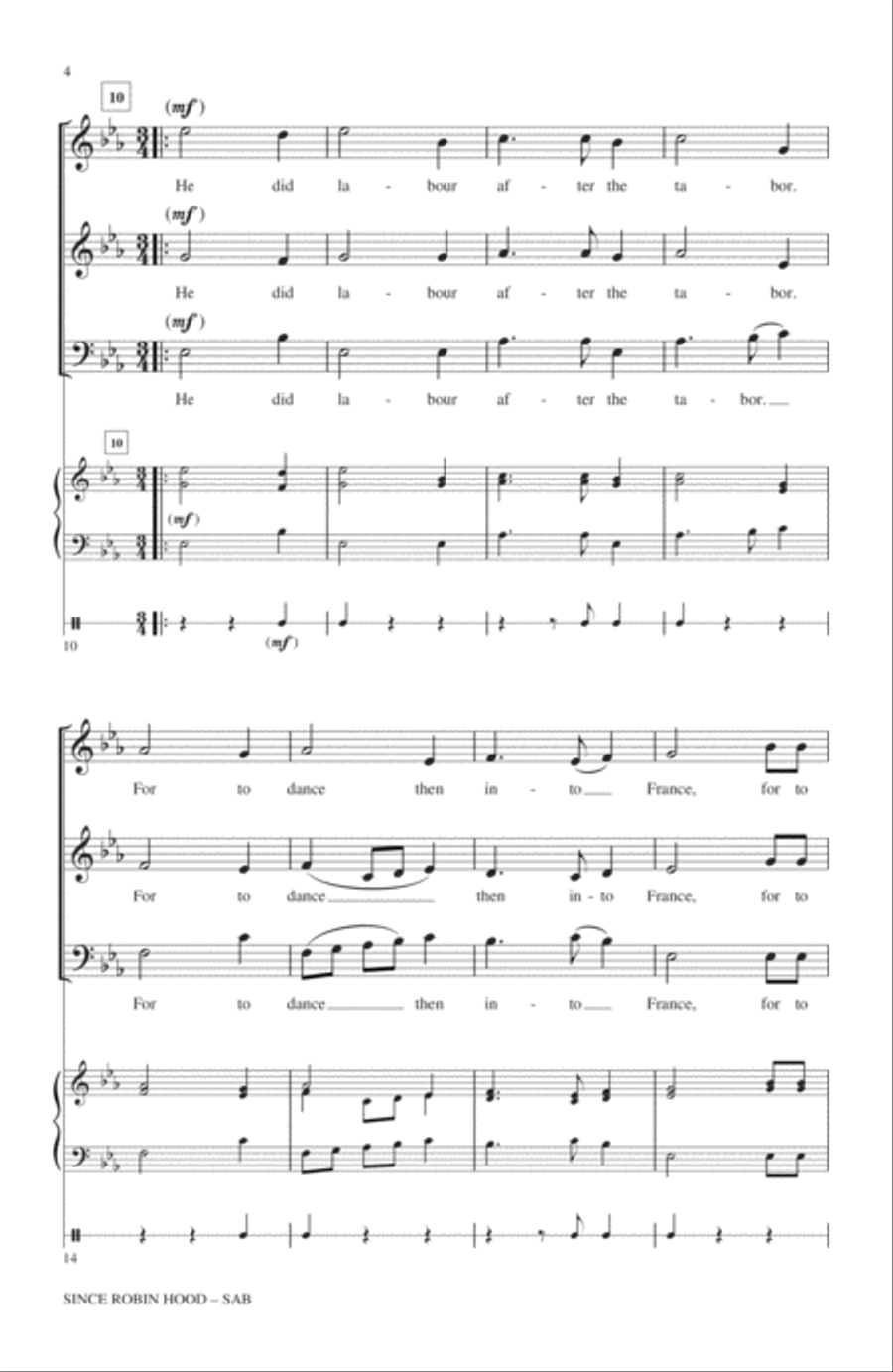 Since Robin Hood 3-Part scores gallery preview page 3