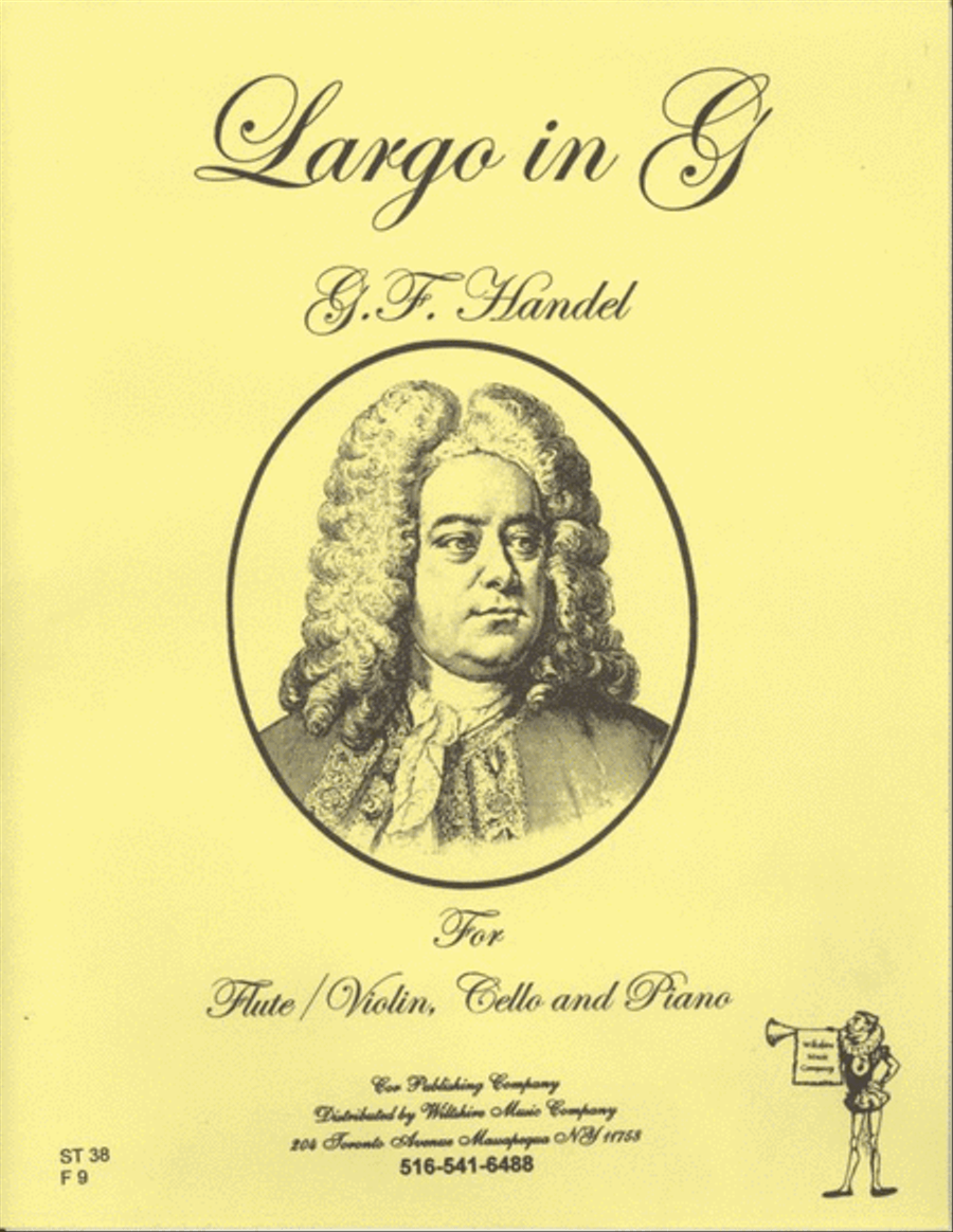 LARGO IN G Piano Trio scores gallery preview page 1