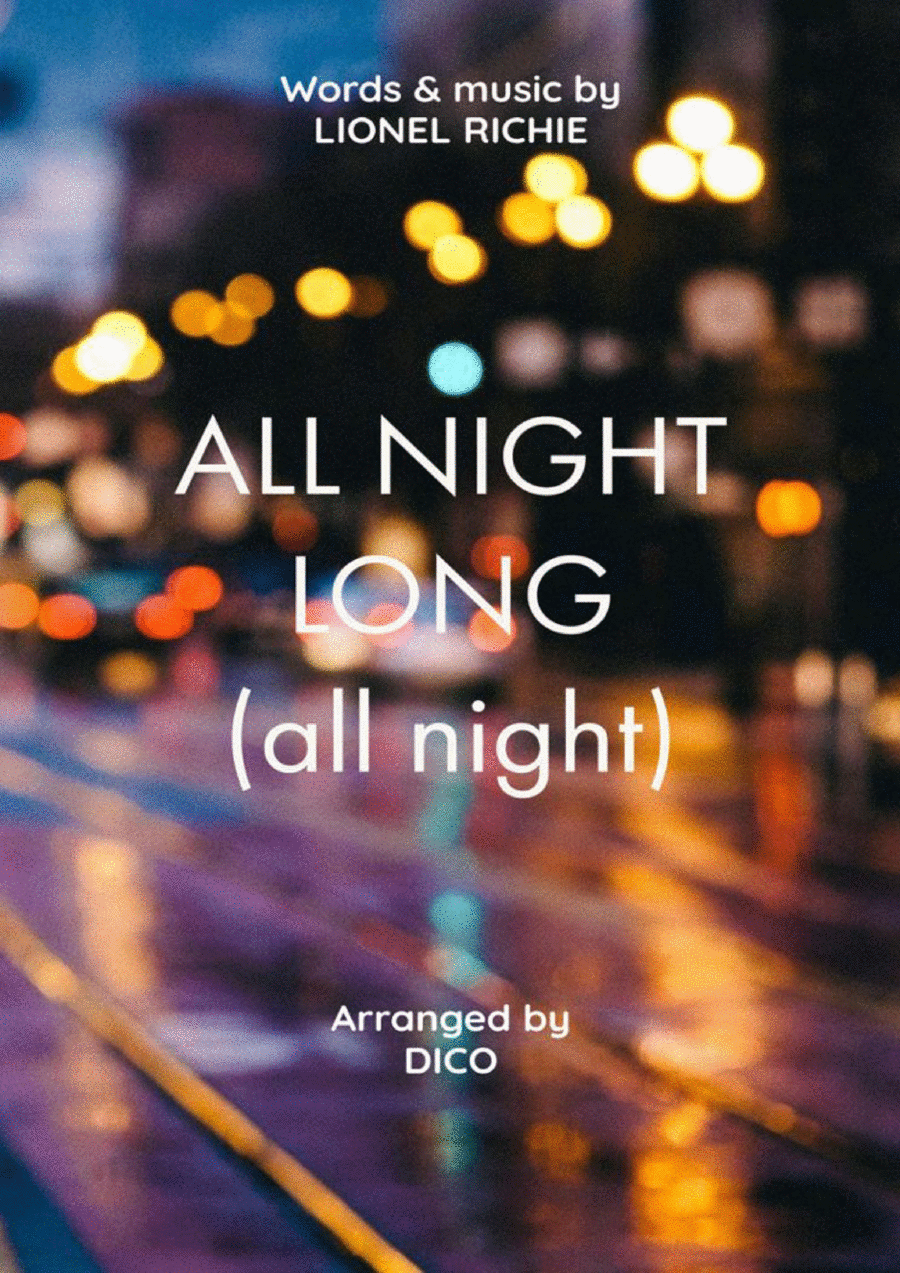 All Night Long (all Night) Concert Band scores gallery preview page 1