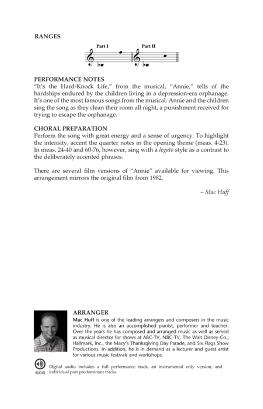 It's The Hard-Knock Life (from Annie) (arr. Mac Huff) 2-Part scores gallery preview page 14