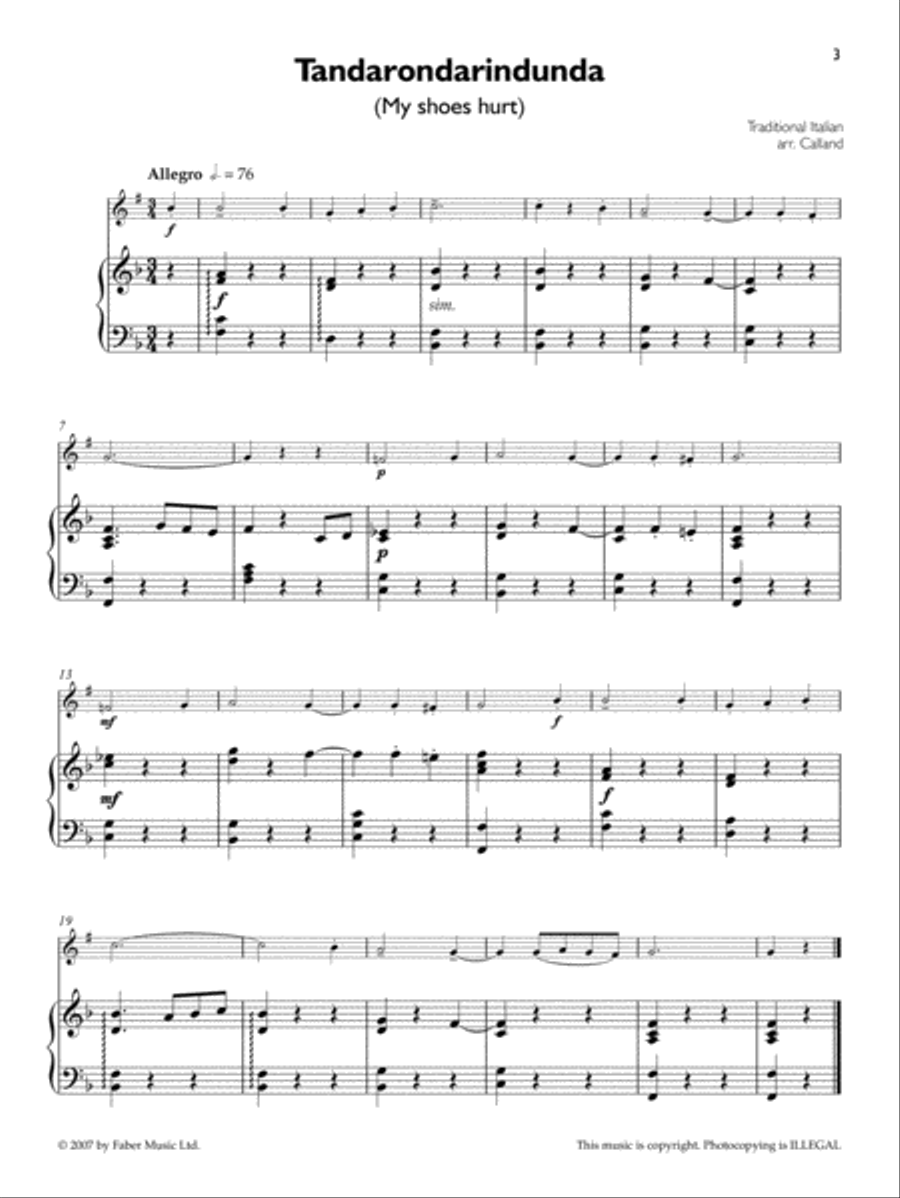 First Repertoire for Trumpet Cornet scores gallery preview page 2