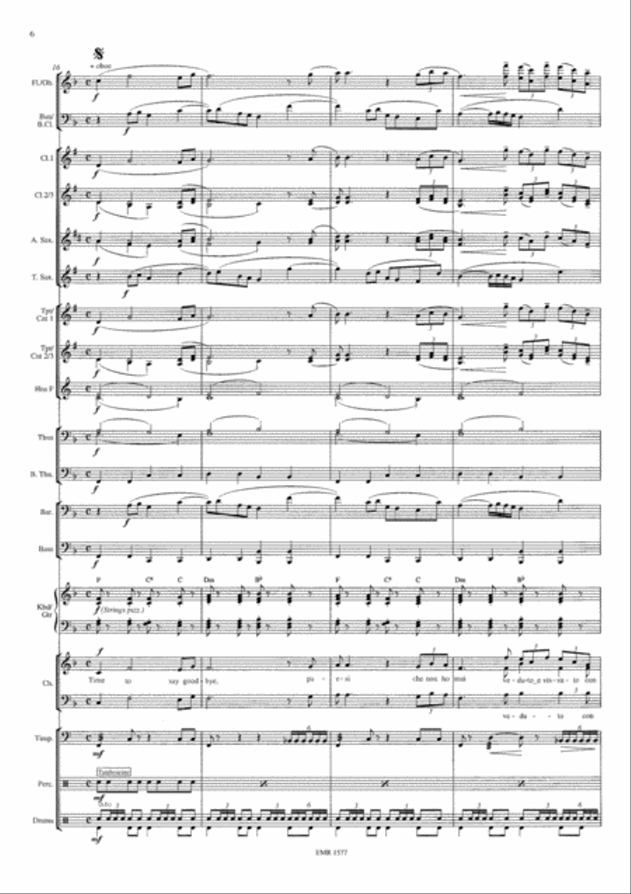 Time To Say Goodbye Time To Say Goodbye 4-Part scores gallery preview page 8