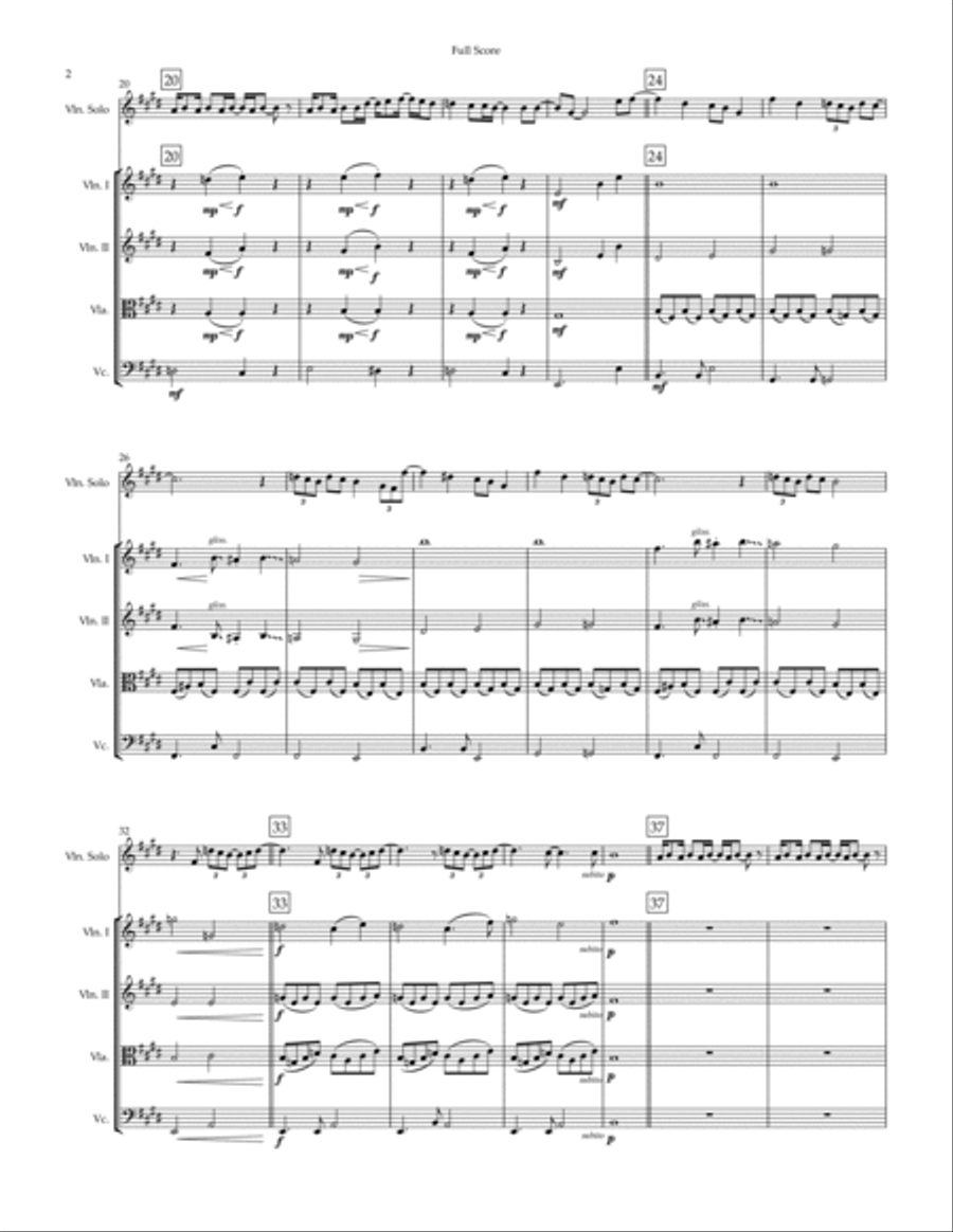 Brighter Than Sunshine Brighter Than Sunshine String Quintet scores gallery preview page 2