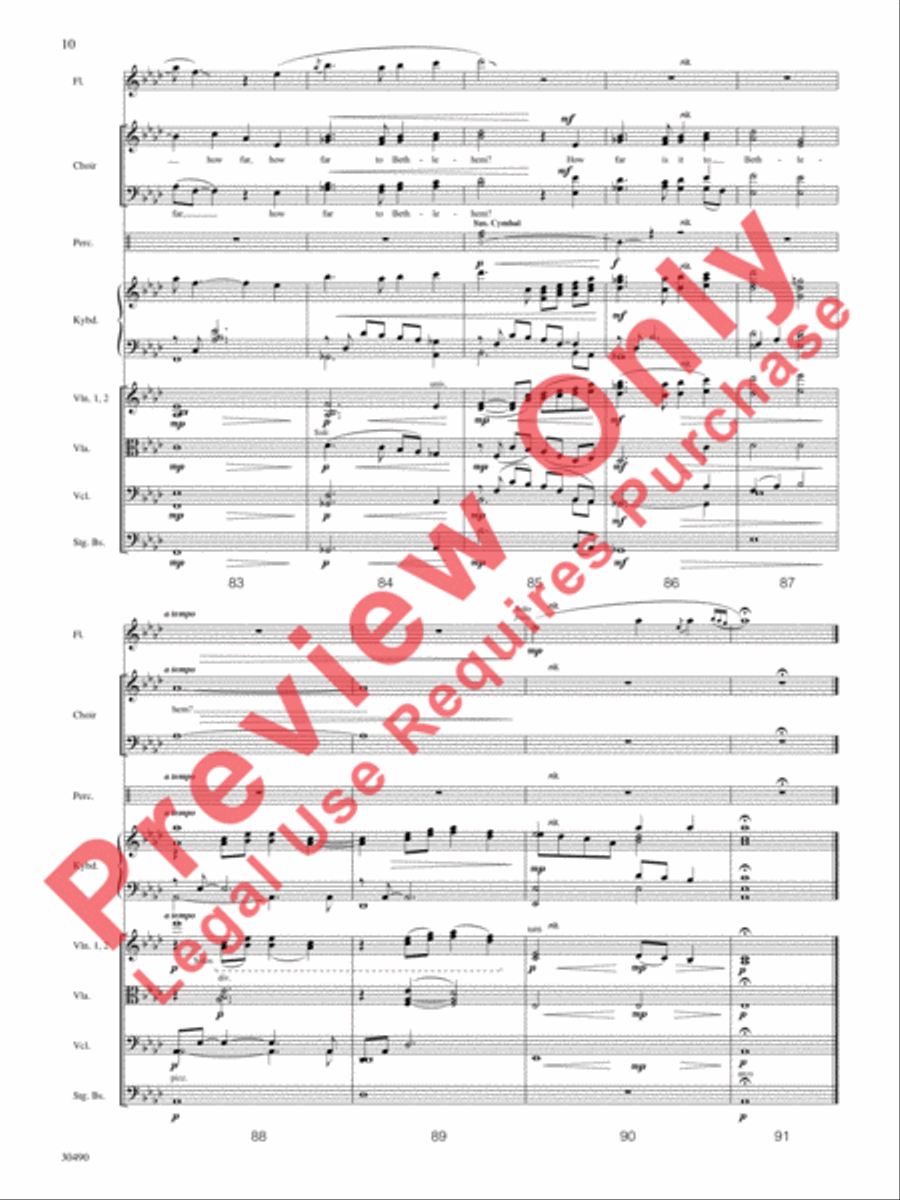 How Far Is It to Bethlehem? Choir scores gallery preview page 11