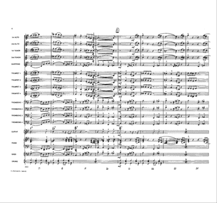 Low Rider Jazz Ensemble scores gallery preview page 4