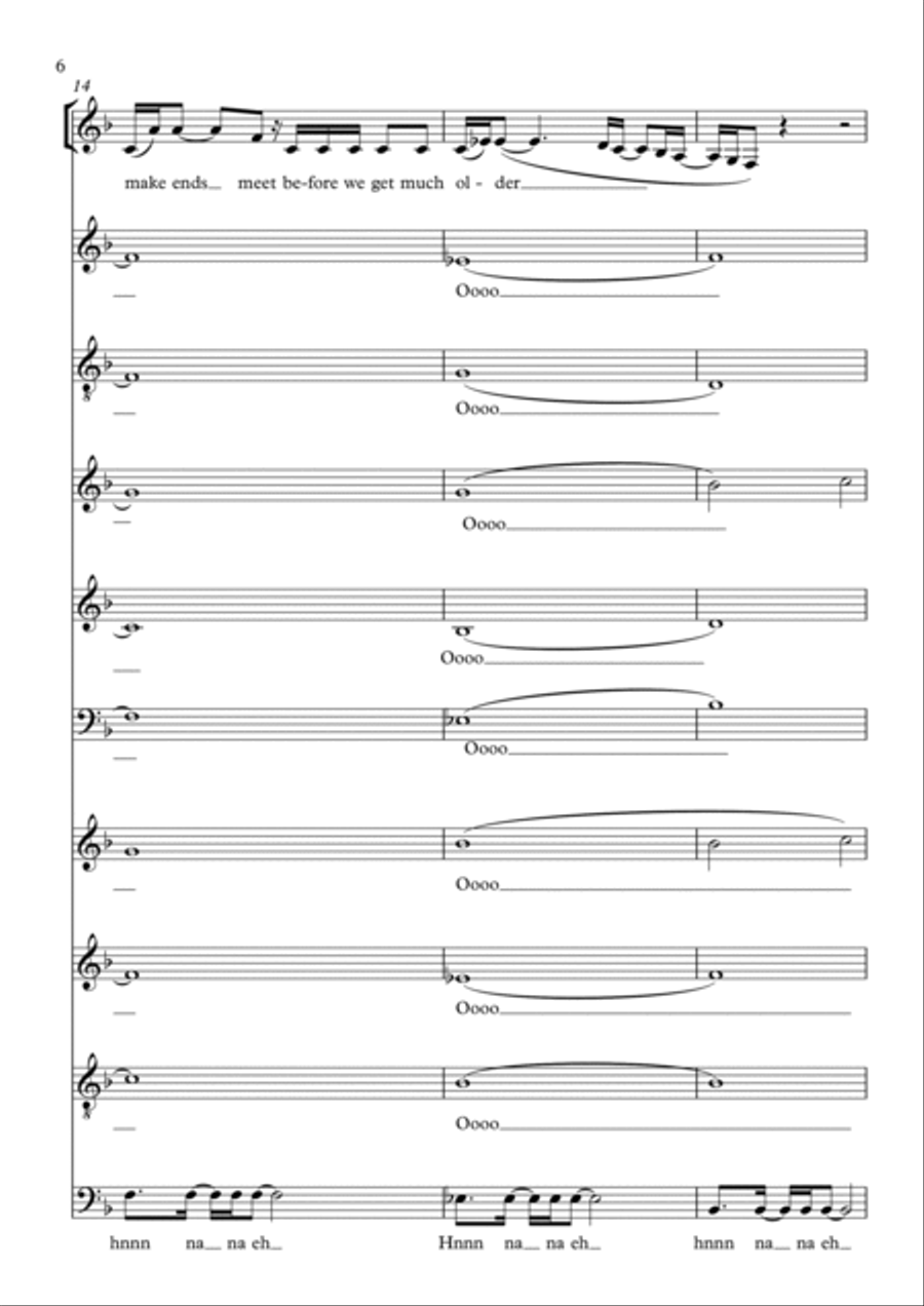 You're The Voice You're The Voice A Cappella scores gallery preview page 6