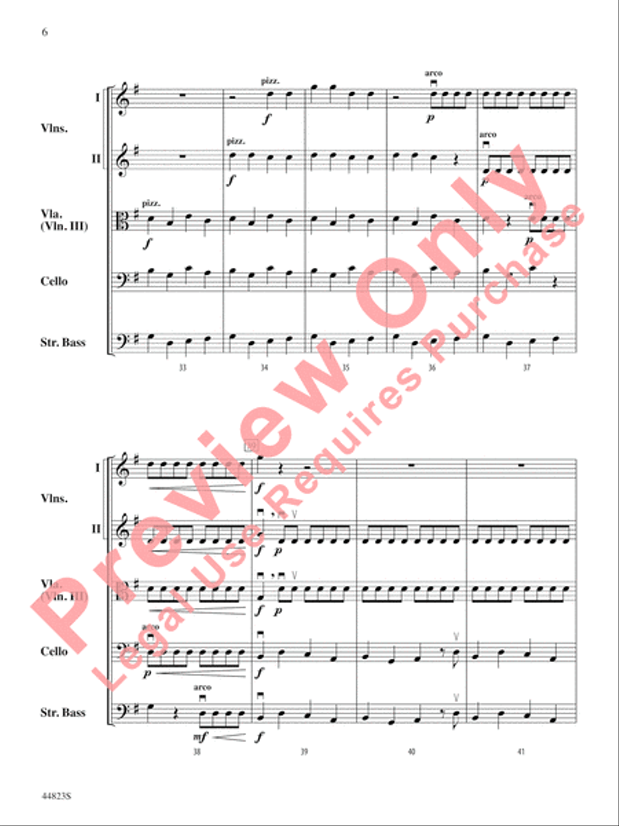 Presto! Presto! String Orchestra scores gallery preview page 7