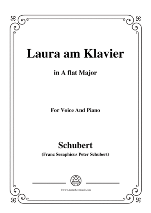 Schubert-Laura am Klavier(Laura at the Piano),1st version,D.388,in A flat Major,for Voice&Piano