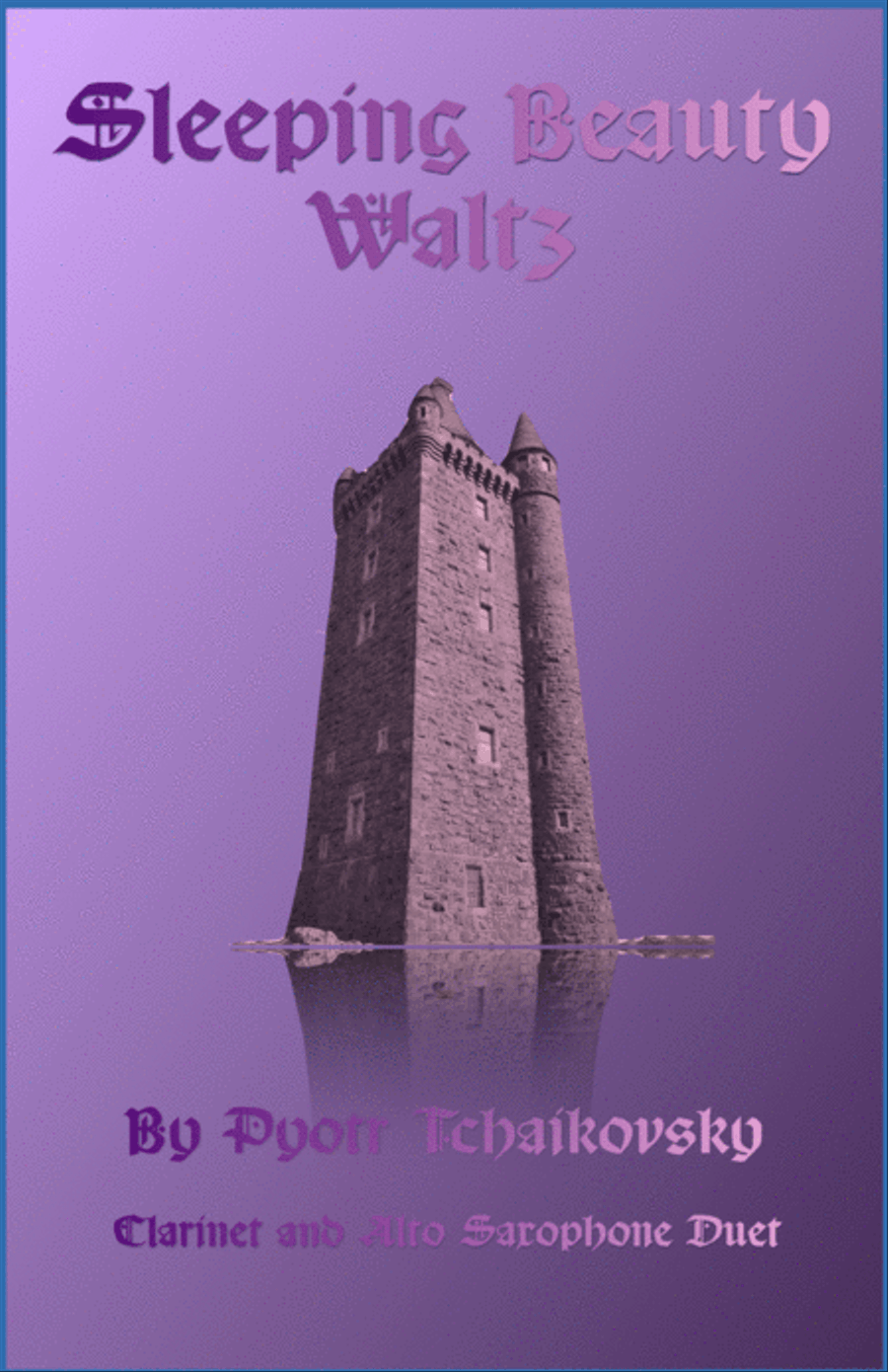 The Sleeping Beauty Waltz by Tchaikovsky, for Clarinet and Alto Saxophone Duet Woodwind Duet scores gallery preview page 1