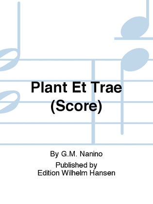 Book cover for Plant Et Træ (Score)