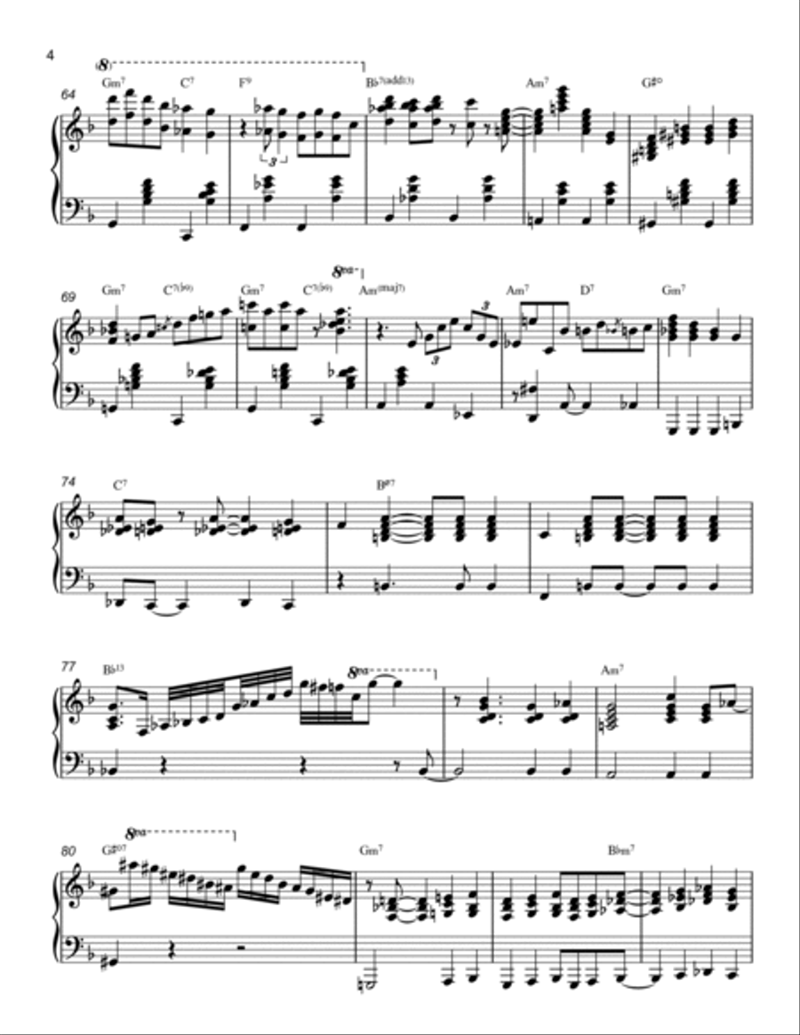 Shiny Stockings Piano Solo scores gallery preview page 4