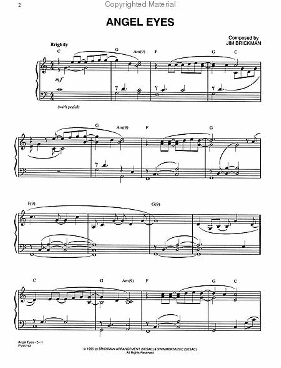 Angel Eyes Small Ensemble scores gallery preview page 2