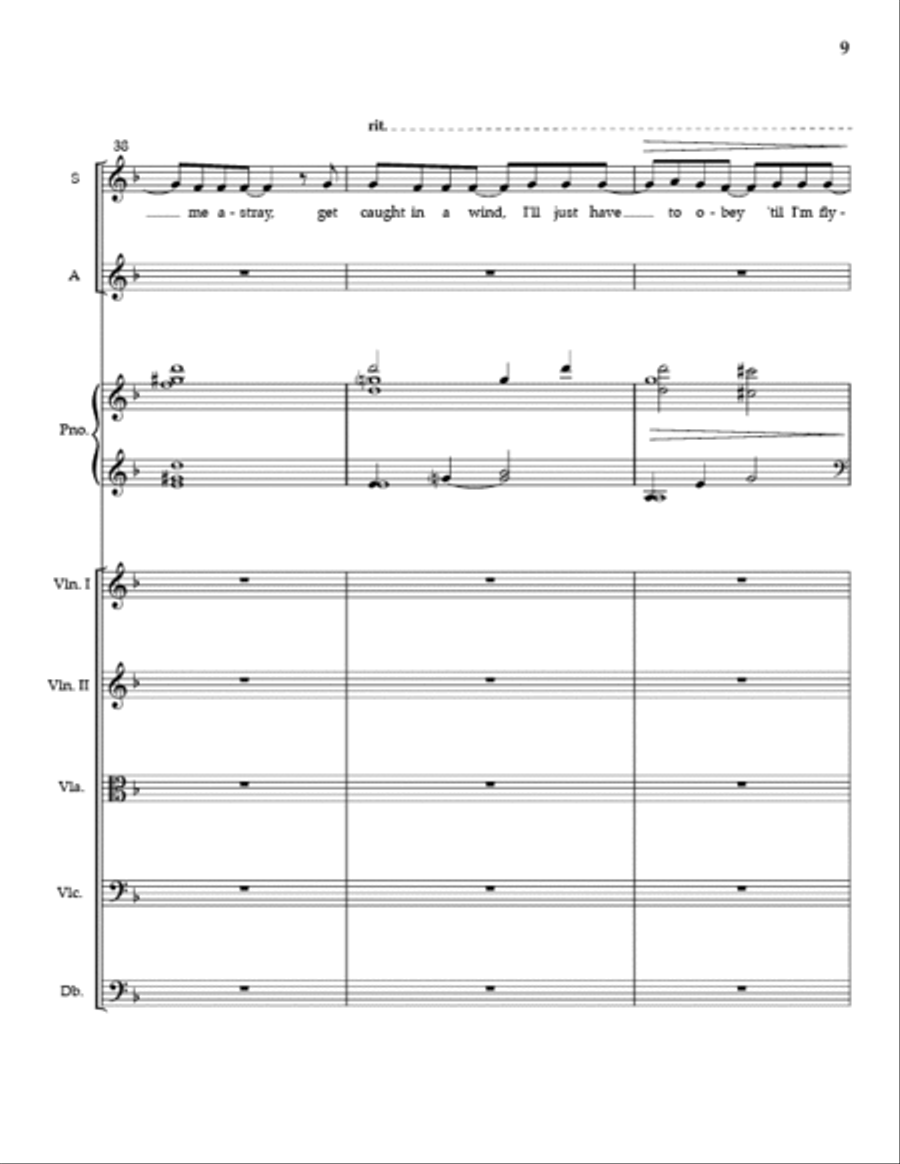 Flight (Full Score and Parts) SSA scores gallery preview page 8
