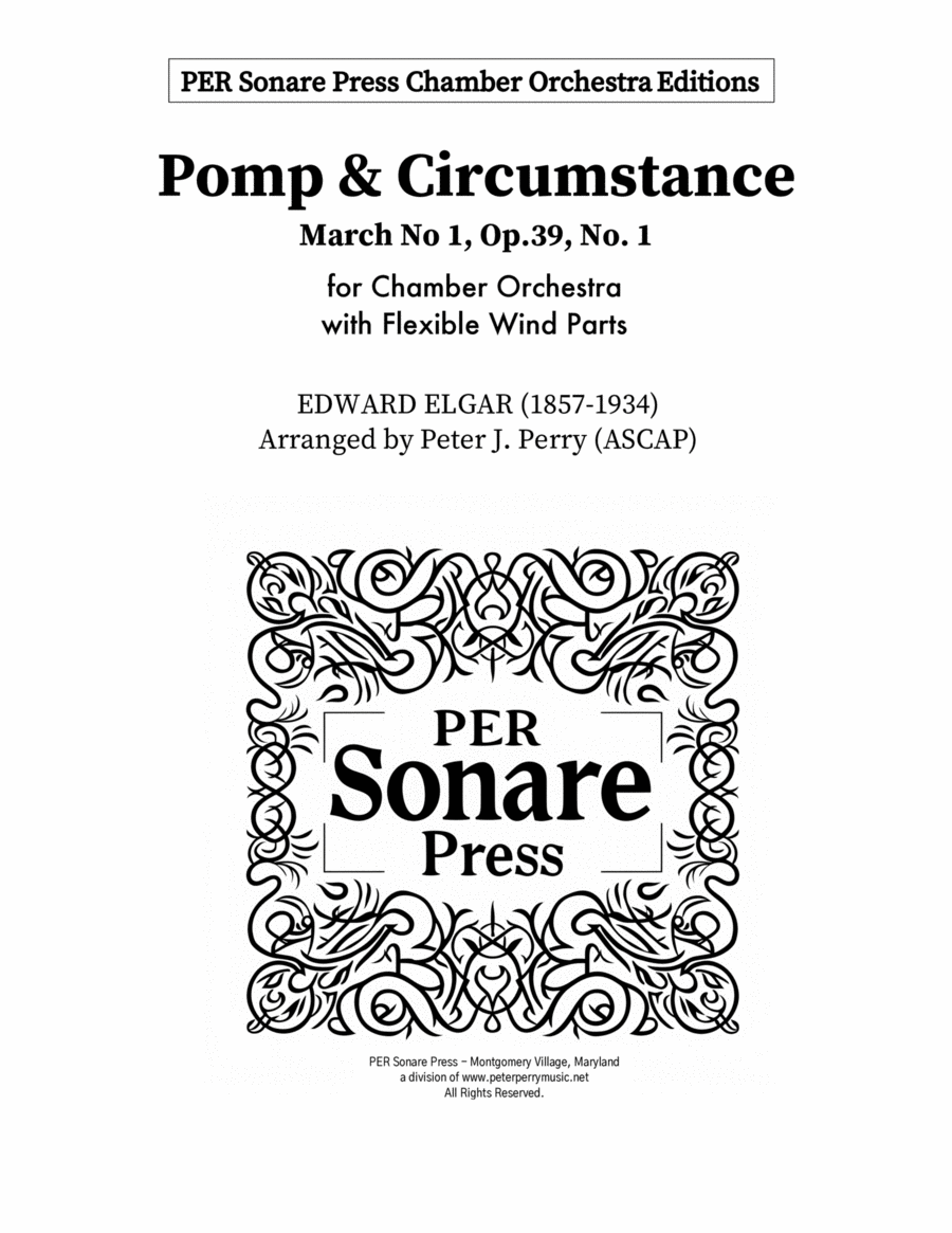 POMP & CIRCUMSTANCE POMP & CIRCUMSTANCE Chamber Orchestra scores gallery preview page 1