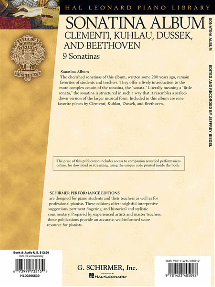 Sonatina Album Piano Solo scores gallery preview page 2