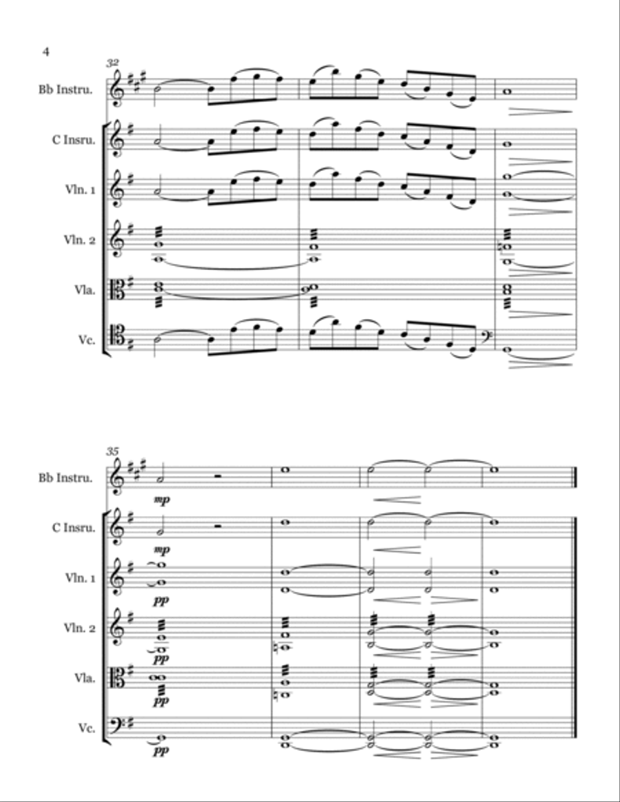 Ave Maria Ave Maria B-Flat Clarinet scores gallery preview page 4
