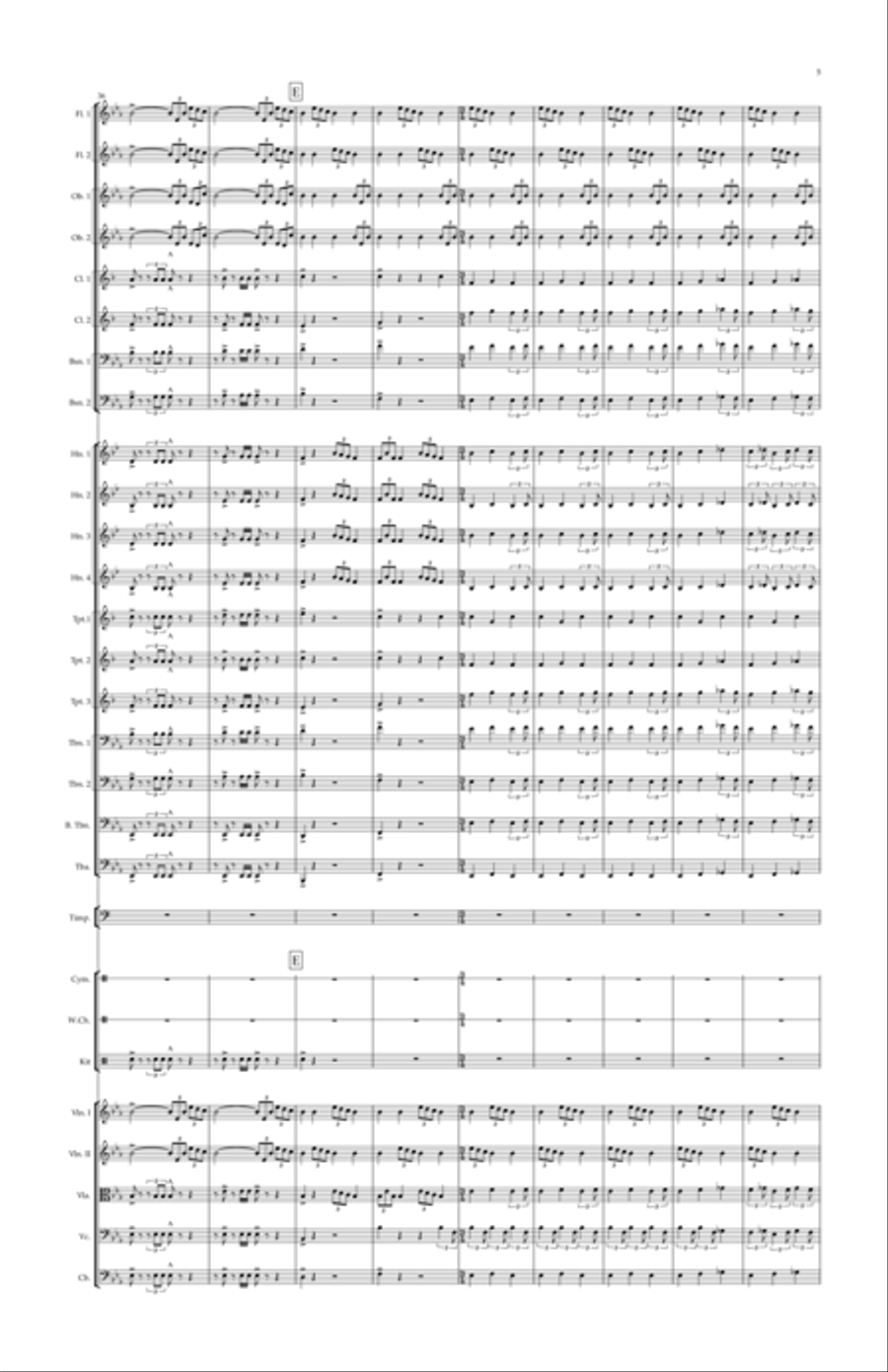 The Last Starfighter Full Orchestra scores gallery preview page 5