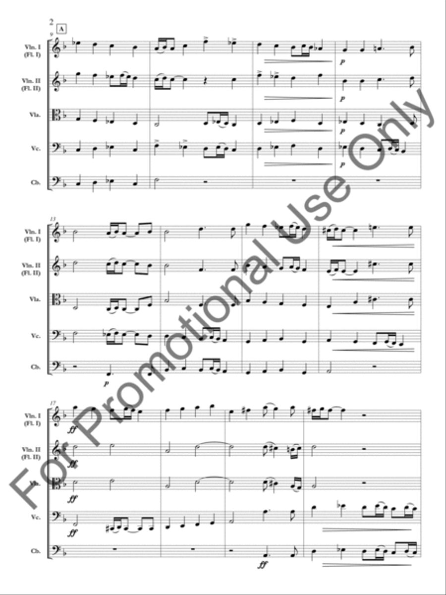 L'Apotheose de Lully: Lyric Shades Orchestra scores gallery preview page 3