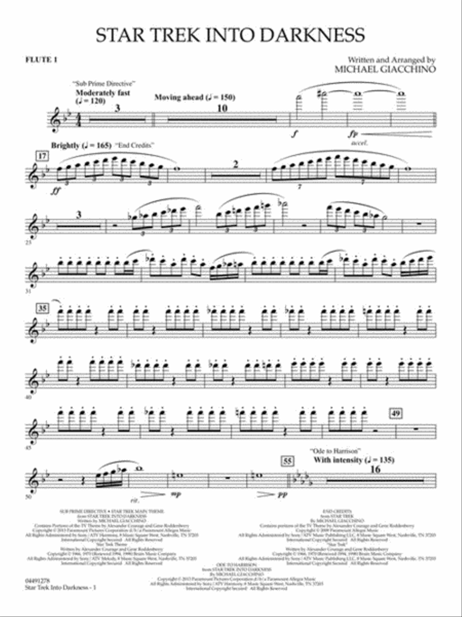Star Trek Into Darkness Choir scores gallery preview page 4