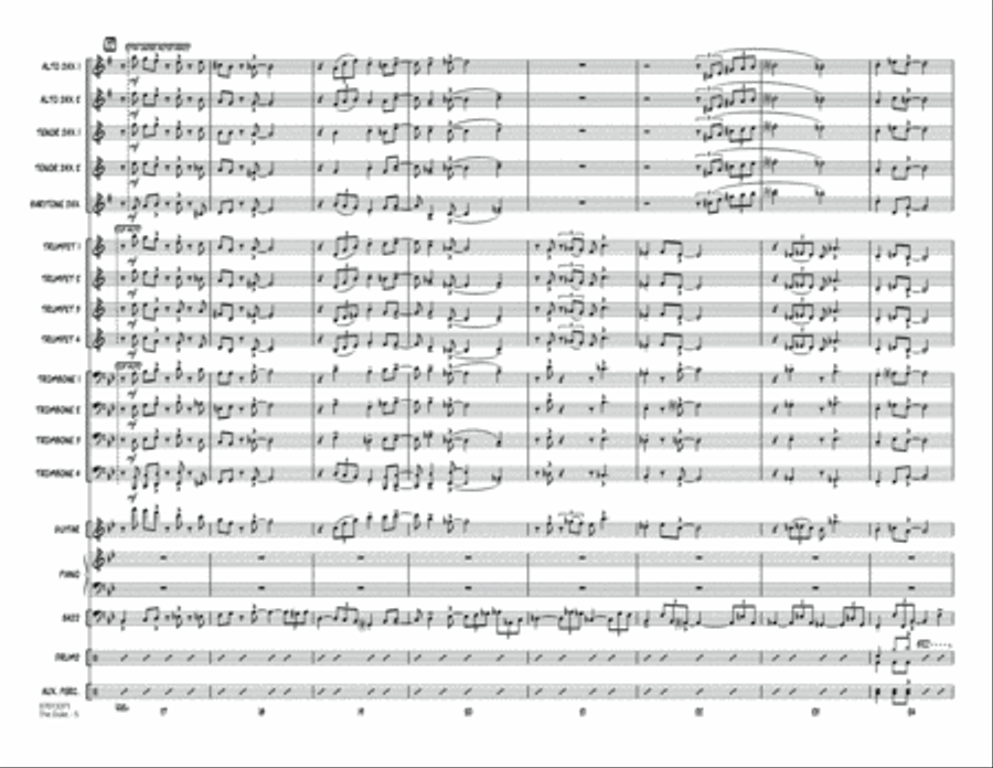 The Duke (arr. Mike Tomaro) - Conductor Score (Full Score) Jazz Ensemble scores gallery preview page 4