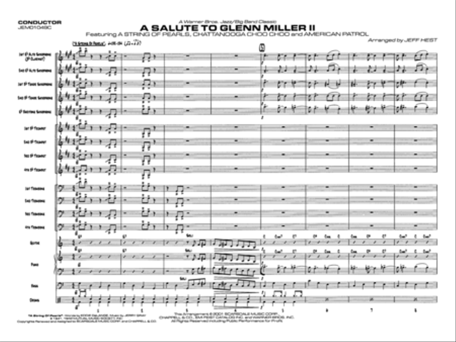 A Salute to Glenn Miller II Jazz Ensemble scores gallery preview page 4
