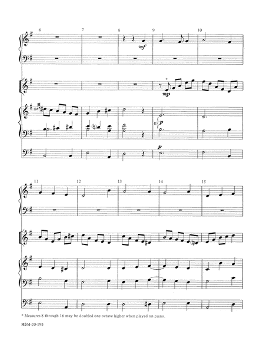 O Jesus Sweet, O Jesus Mild Handbell Choir scores gallery preview page 2