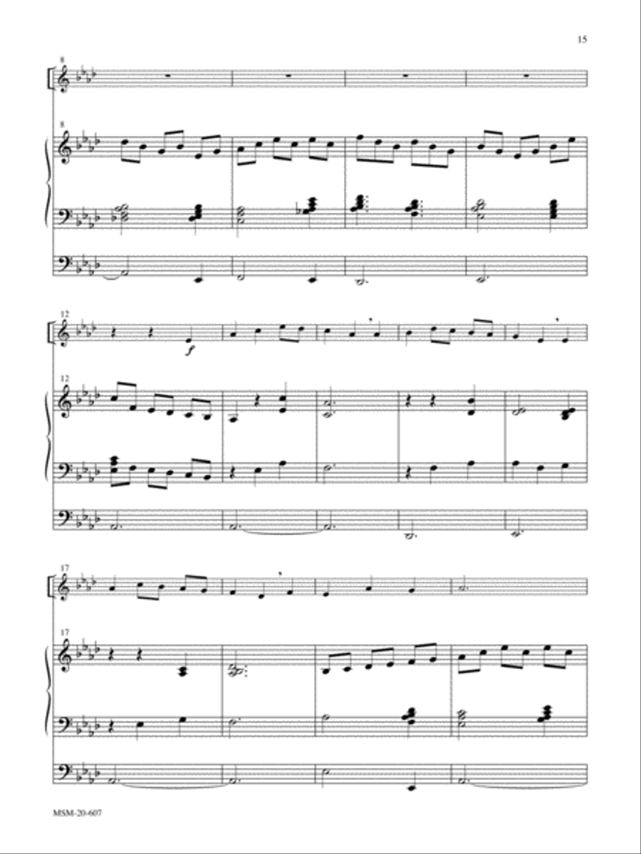 Let All Things Now Living Trumpet scores gallery preview page 2