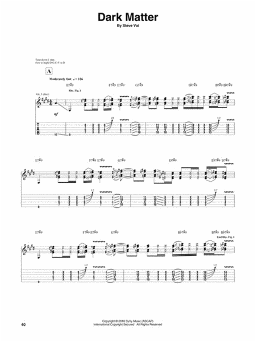 Steve Vai - Modern Primitive Electric Guitar scores gallery preview page 4