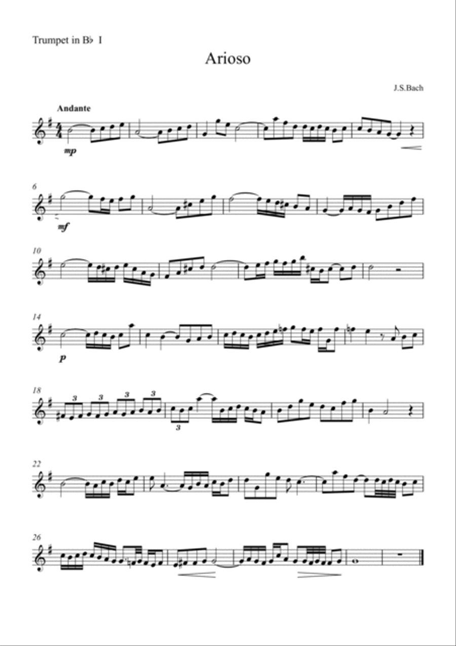 Arioso Arioso Brass Quintet scores gallery preview page 5