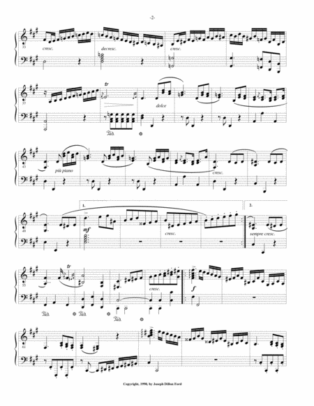 Sonata in A Major for pianoforte solo image number null